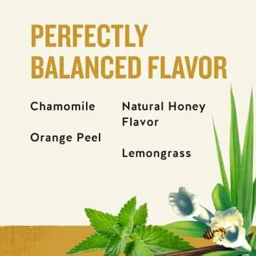 Celestial Seasonings Chamomile Tea Bags - Honey Vanilla Herbal Tea, Caffeine Free, 20 Bags Per Box (Pack of 6)