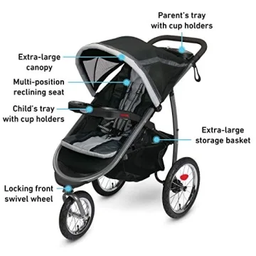 Graco FastAction Fold Jogger Travel System for Adventurous Parents