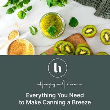 Canning Supplies Set of 8 – Canning Kit for Beginners – Complete Home Canners Equipment – Maso...