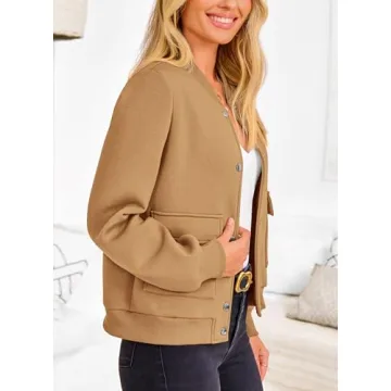 Stylish PRETTYGARDEN Women's Bomber Jacket in All Sizes