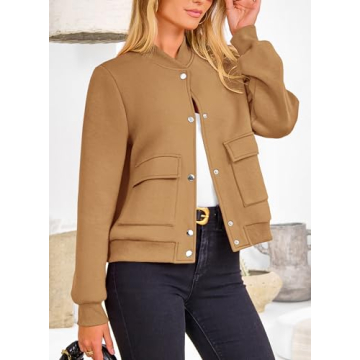 Stylish PRETTYGARDEN Women's Bomber Jacket in All Sizes
