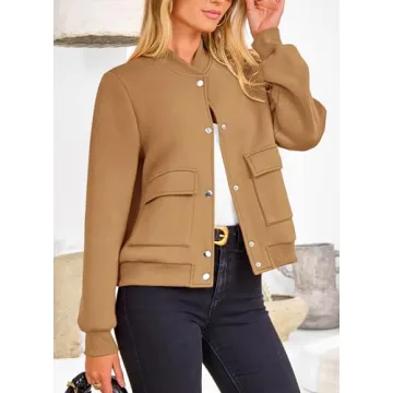 Stylish PRETTYGARDEN Women's Bomber Jacket in All Sizes