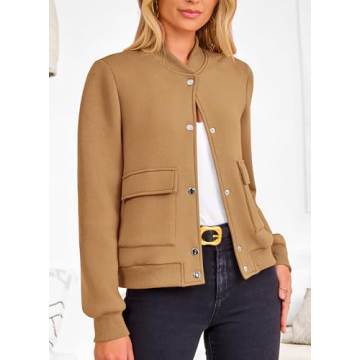 Stylish PRETTYGARDEN Women's Bomber Jacket in All Sizes