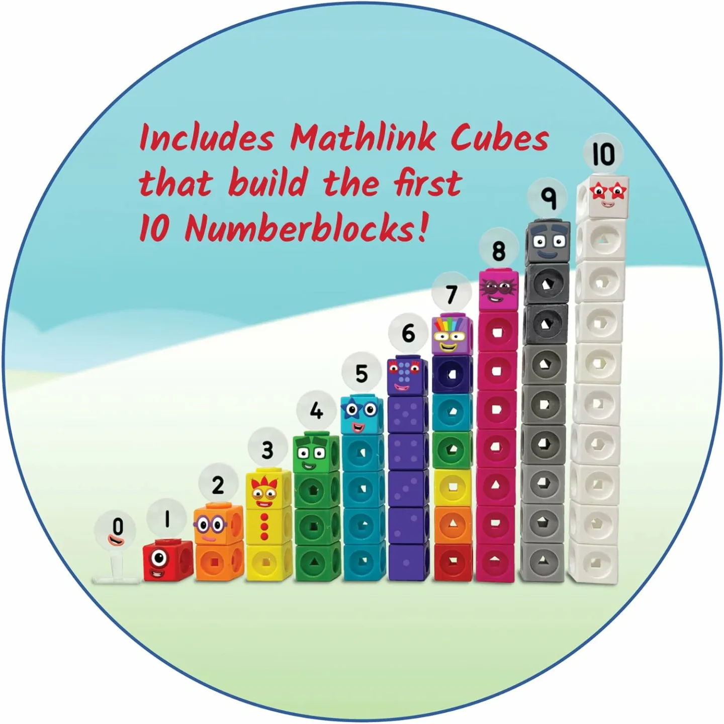 MathLink Cubes Numberblocks 1-10 Activity Set