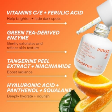 Innisfree Green Tea Enzyme Vitamin C Brightening Serum