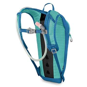 Osprey Moki 1.5L Kids' Biking Backpack with Hydraulics Reservoir, Sparrow Blue