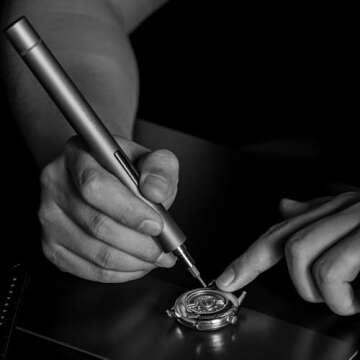 wowstick Lithium Precision Screwdriver wowstick 1F+ With LED Light And Magnetic Mat, Electric Screwdriver Rechargeable Repair Tool kits Including 56 Bits Extend Bar For Most Electronics Devices