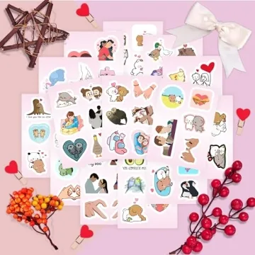 BulbaCraft Couple Stickers for Gifts & Decor