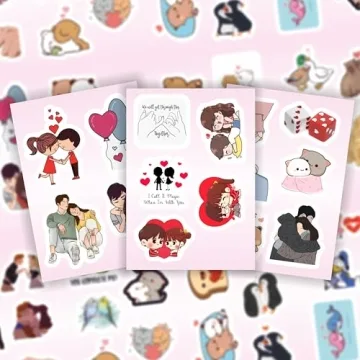 BulbaCraft Couple Stickers for Gifts & Decor
