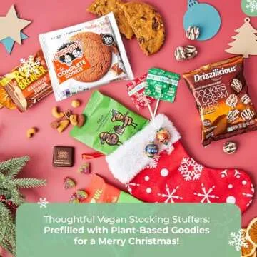 Vegan Snacks Stocking Stuffers for Christmas - Indulge Guilt-Free