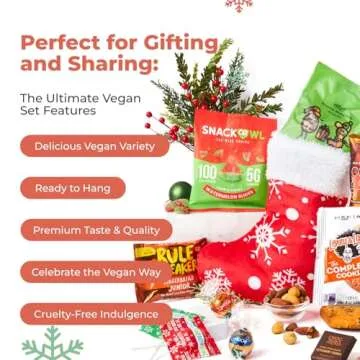 Vegan Snacks Stocking Stuffers for Christmas - Indulge Guilt-Free