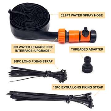 INMUA Trampoline Sprinkler, Outdoor Water Play Sprinklers, Sprinkler for Outdoor Trampoline, Water S...