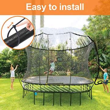 INMUA Trampoline Sprinkler for Cool Summer Fun