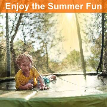 INMUA Trampoline Sprinkler for Cool Summer Fun