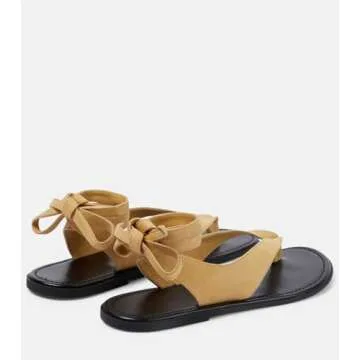 Molozoey Yellow Flat Sandals Stylish & Comfortable Summer Footwear