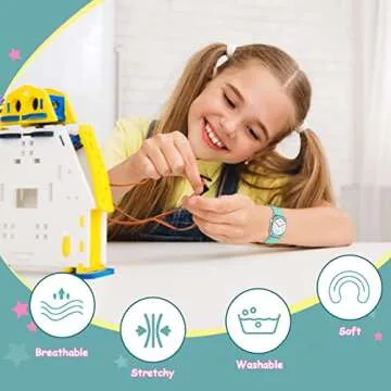 Stretchy Kids Apple Watch Bands - Colorful & Adjustable