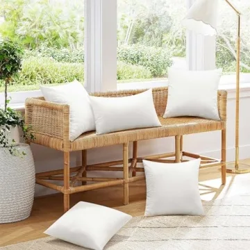 Ashler Waterproof Pillow Inserts Set of 4 for Outdoor Use