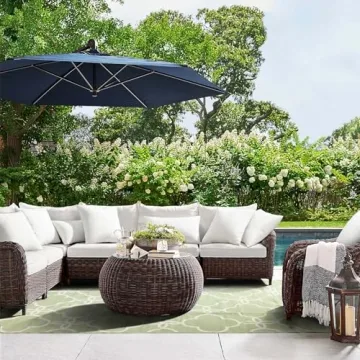 Ashler Waterproof Pillow Inserts Set of 4 for Outdoor Use