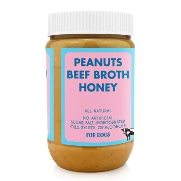 Natural Peanut Butter for Dogs USA Made Buddy Budder