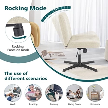 OLIXIS Criss Cross Applesauce Ergonomic Office Chair