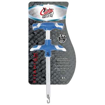 Cuda Titanium-Bonded Fish Hook Remover Tool (18835),Blue, 8.5-inch