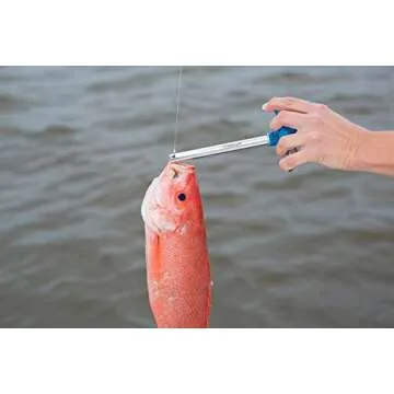 Cuda Titanium-Bonded Fish Hook Remover Tool (18835),Blue, 8.5-inch