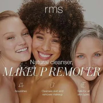 RMS Beauty Raw Coconut Cream - Organic Coconut Oil, Oil Based Makeup Remover, Face Wash & Eye Makeup Remover, Cleansing Balm Makeup Remover