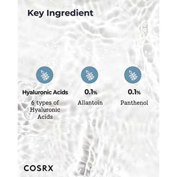 COSRX Hydrium Watery Toner, 280ml / 9.46 fl.oz | Moisturizing Korean Toner | Hyaluronic Acid, Allantoin, Panthenol | Korean Skin Care, Not Tested on Animals, Paraben Free