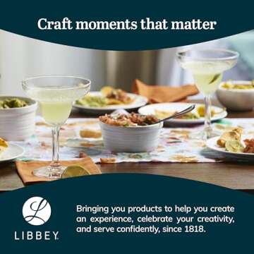 Libbey Margarita Glasses Set of 12 for Parties and Celebrations