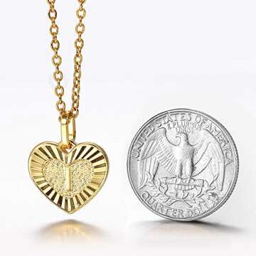 Stylish Trendsmax Gold Plated Initial A Necklace for Women