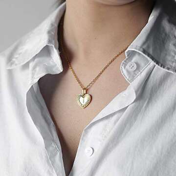 Stylish Trendsmax Gold Plated Initial A Necklace for Women