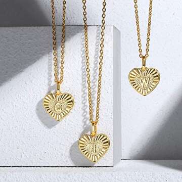 Stylish Trendsmax Gold Plated Initial A Necklace for Women