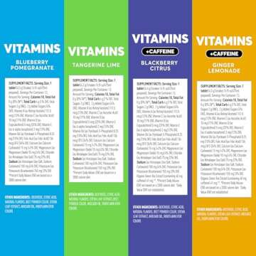 Nuun Hydration Vitamins Electrolyte Tablets, Mixed Flavor Pack + Caffeine, 5 Essential Electrolytes for Hydration + Vitamin A, B6, C, D, E, with Magnesium, Vegan, Non-GMO, 4 Pack (48 Servings)