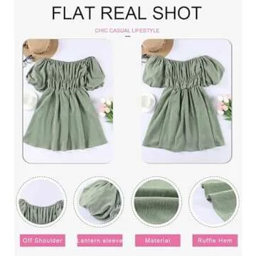 Stylish Dokotoo Off Shoulder Summer Dress for Women