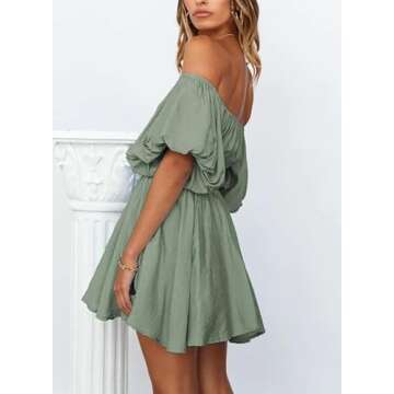 Stylish Dokotoo Off Shoulder Summer Dress for Women