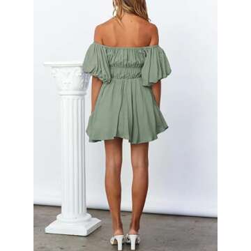 Stylish Dokotoo Off Shoulder Summer Dress for Women