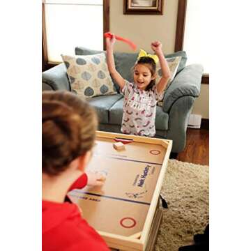 Carrom Champion Nok Hockey Game - Classic Indoor & Outdoor Fun for Families!