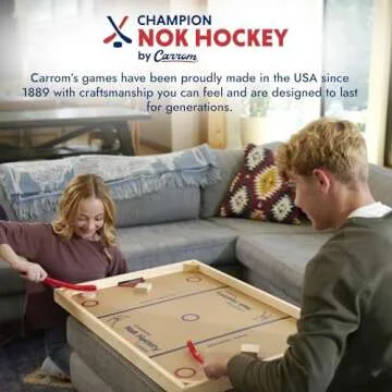 Carrom Champion Nok Hockey Game for All Ages - Fun!