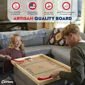 Carrom Champion Nok Hockey Game for All Ages - Fun!