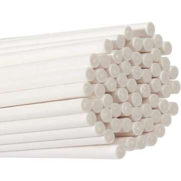 300 Pack of Durable 4-Inch Cake Pop Sticks for Treats