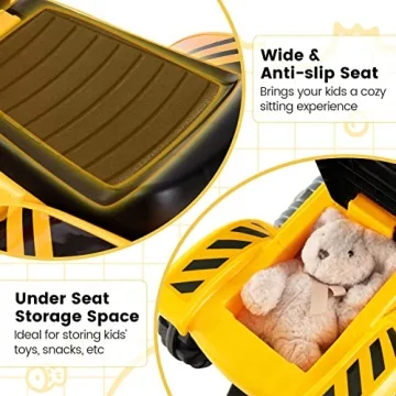 Costzon Ride-On Excavator for Kids: Safe, Fun & Educational