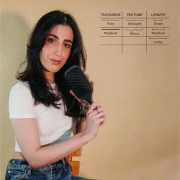 Denman Paddle Cushion Hair Brush for Every Hair Type