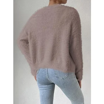Chic Pink Queen Women's Cardigan Batwing Long Sleeve Sweater