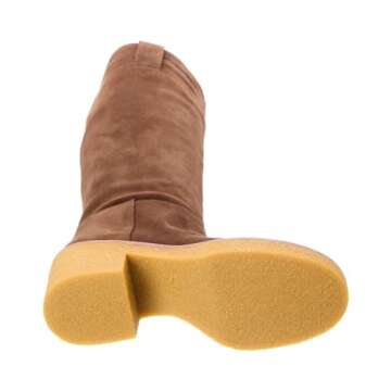 Stuart Weitzman Montana Slouch Suede Boot, 7, Brown