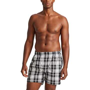 POLO Ralph Lauren Men's Classic Fit Cotton Woven Boxers 3-Pack, Bengal Stripe/Red, Stockton Plaid/Red, Black/Red-3 Pack, X-Large