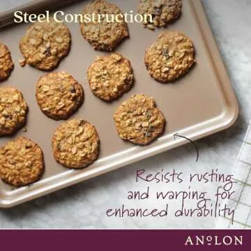 Analon Nonstick Baking Sheets Set - 3 Piece Cookie Set