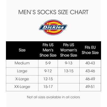 Dickies Dri-Tech Moisture Control Crew Socks 12 Pairs