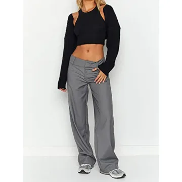 Sdencin Women Knit Crop Cardigan for Stylish Comfort