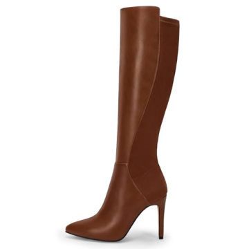 Stylish Rilista Women's Knee High Stiletto Boots for Fall