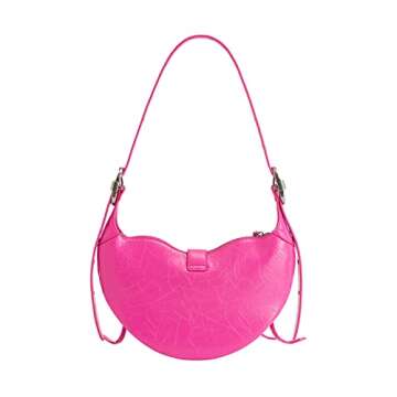 JW PEI Women's Tessa Shoulder Bag - Crushed Bright Pink